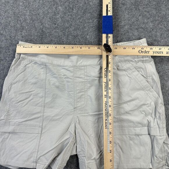 REI Co-op Cargo Shorts Womens Small Gray 7 Inseam Hiking Quick Dry Trail - Picture 4 of 8